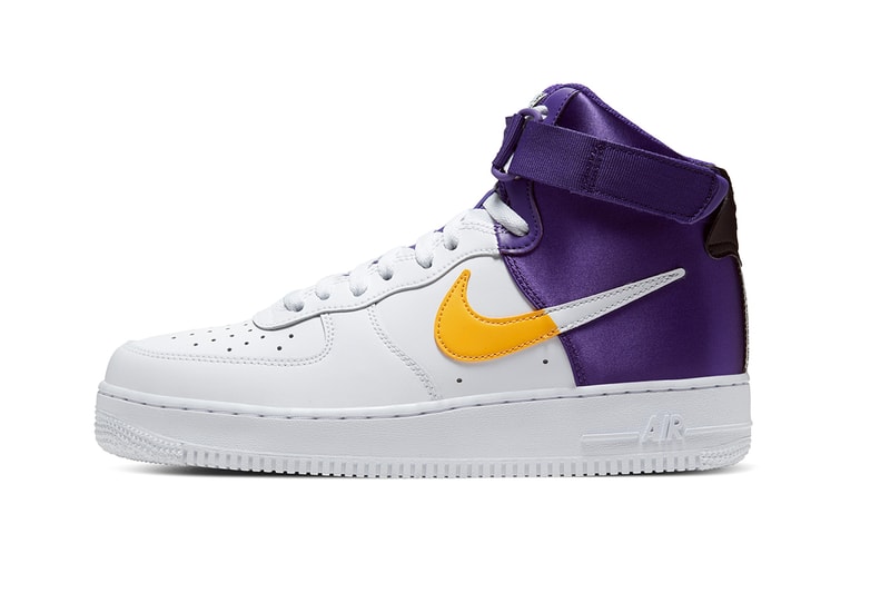 Nike Air Force 1 High NBA Lakers Clippers Release BQ4591-101 BQ4591-101