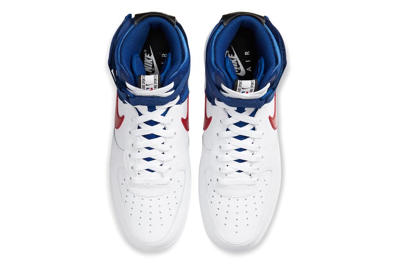 Nike Air Force 1 High NBA Lakers Clippers Release BQ4591-101 BQ4591-101