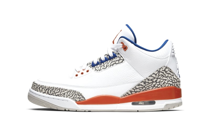 Nike Air Jordan 3 Brand III Michael MJ New York Knicks Colorway Release Information First Look Cop Drop Date Footwear Basketball AJ3 White Leather 04/08/88 