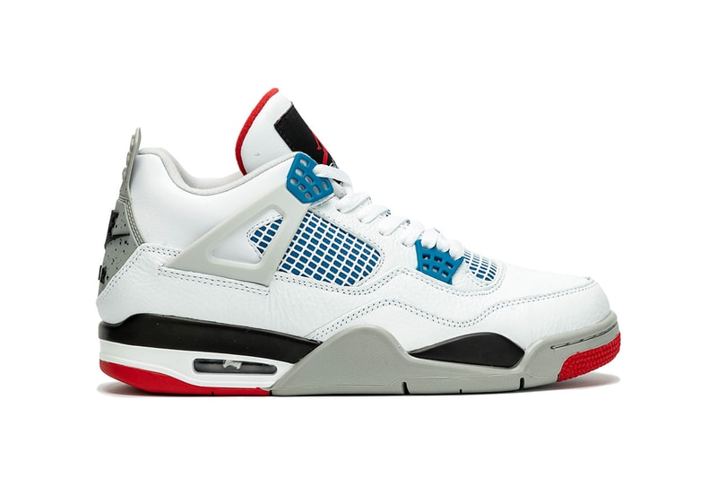 nike Air Jordan 4 “What The” Color White Fire Red Tech Grey Military Blue Style Code CI1184-146 Release drop Date November 23 2019 Price 200 buy 30 anniversary