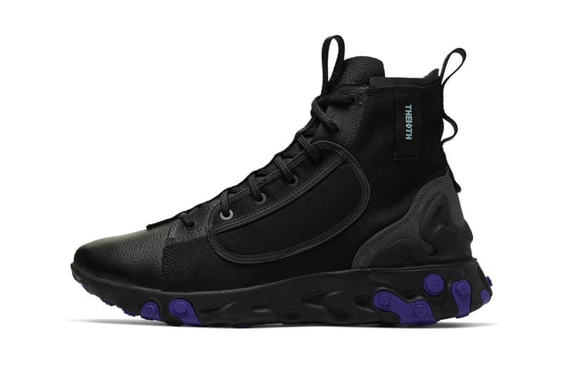 Nike Black Court Purple React Ianga av5555-002 |