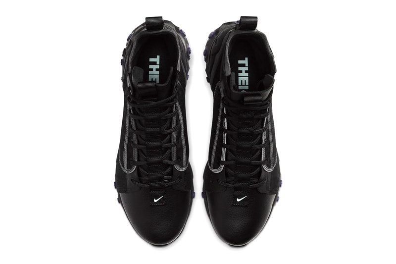 AV5555-002 Nike Black Court Purple React Ianga footwear sneakers boots 