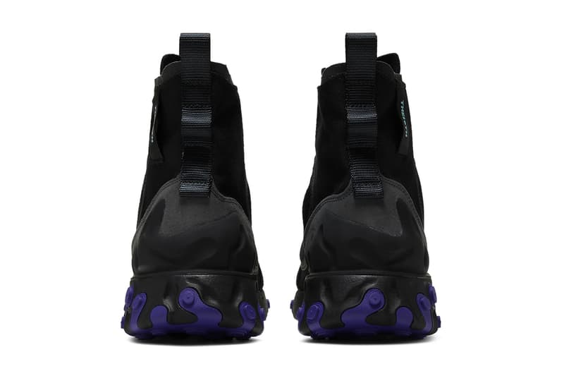 AV5555-002 Nike Black Court Purple React Ianga footwear sneakers boots 