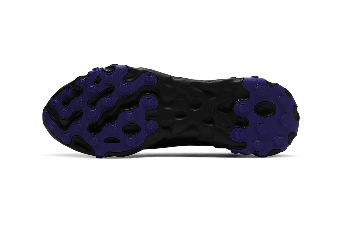 AV5555-002 Nike Black Court Purple React Ianga footwear sneakers boots 