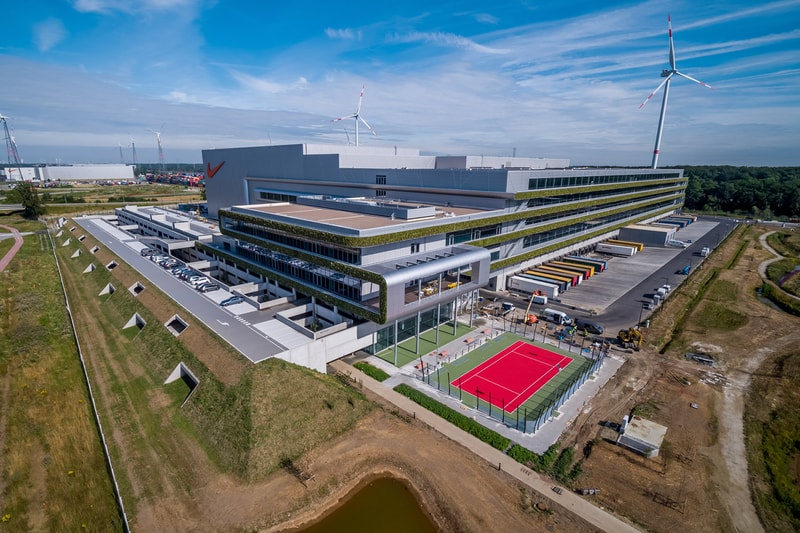 nike europe campus logistics distribution center renewable energy zero carbon emissions waste the court belgium ham