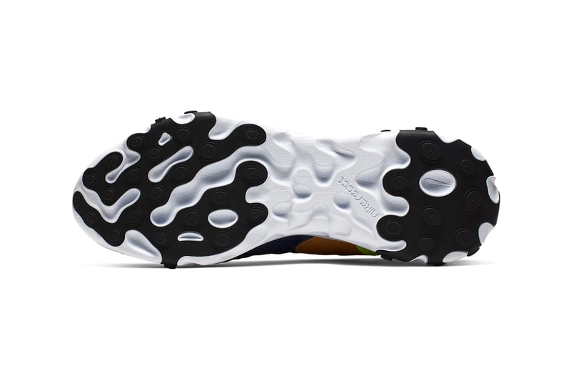 Nike React Sertu Black Volt White Release running shoes 