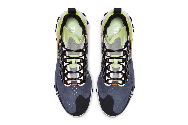 Nike React Sertu Black Volt White Release running shoes 