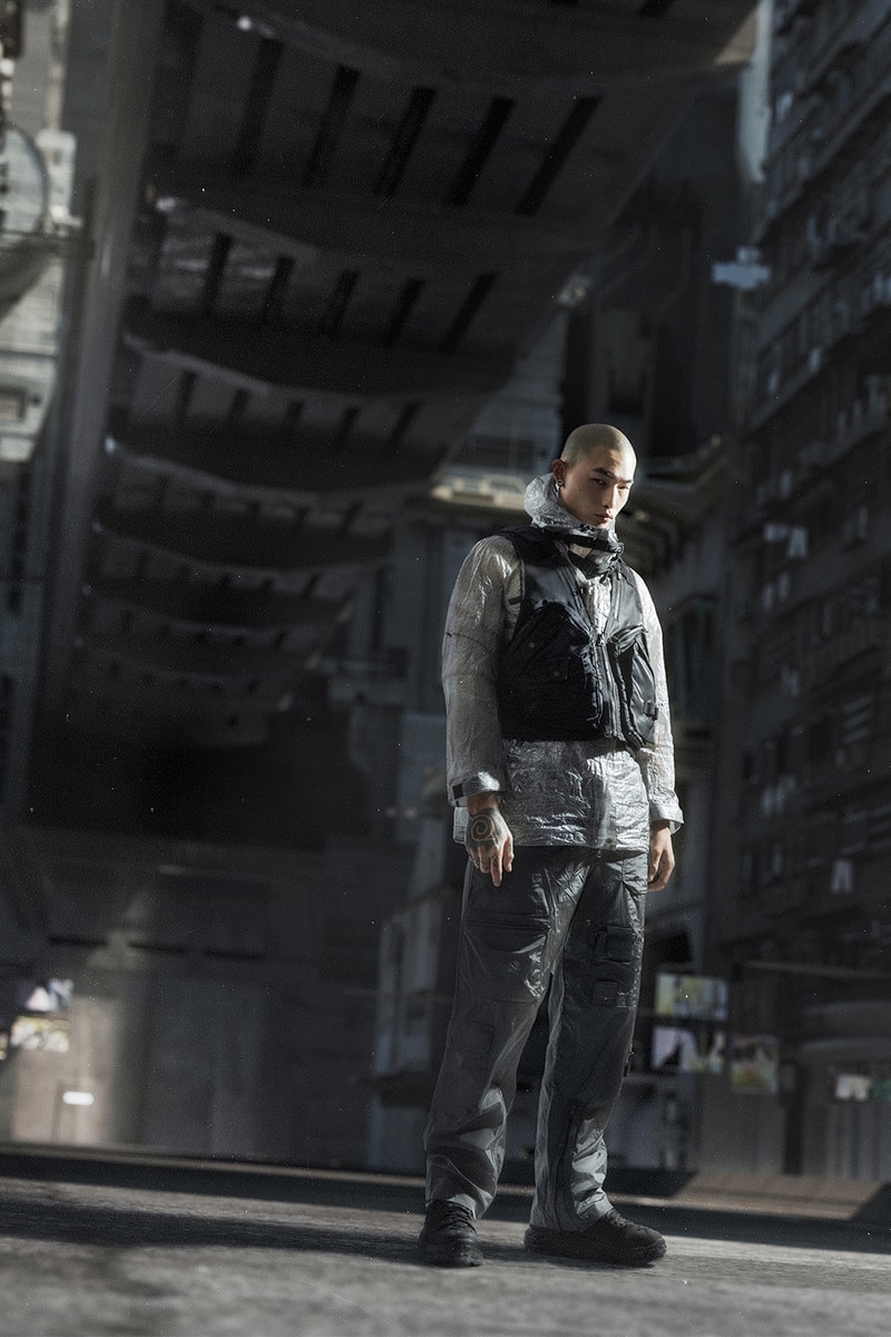 NILMANCE Fall/Winter 2019 Collection Lookbook techwear streetwear dyneema 3 layer 3L SCHOELLER® technical sportswear apparel function military future dystopian 