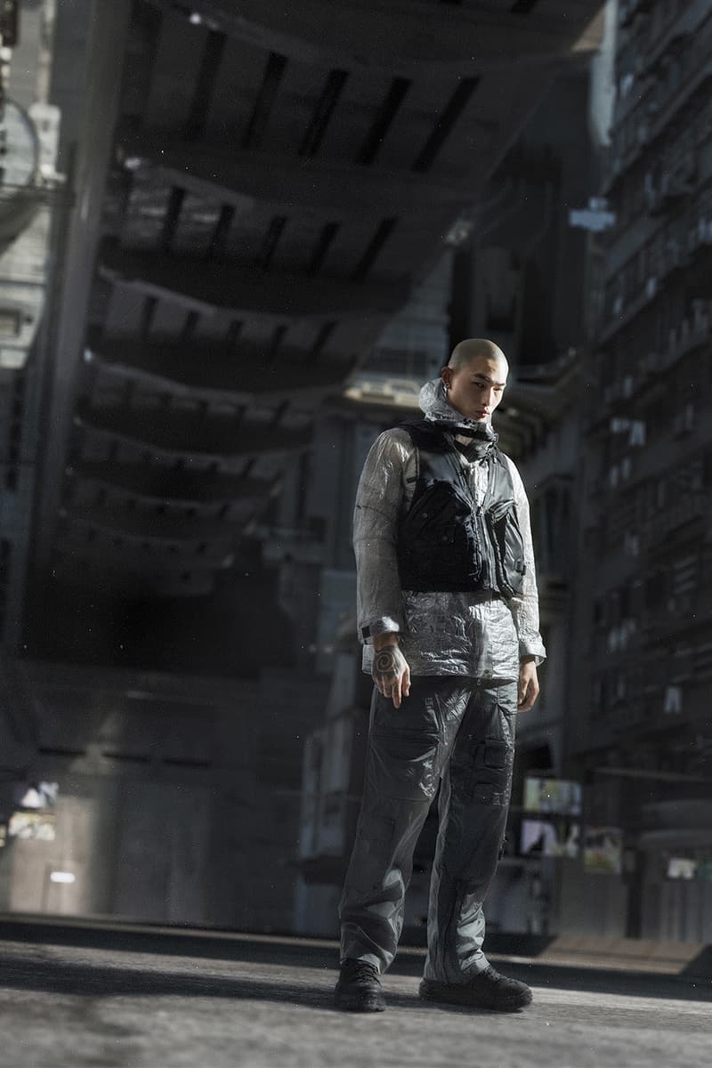 NILMANCE Fall/Winter 2019 Collection Lookbook techwear streetwear dyneema 3 layer 3L SCHOELLER® technical sportswear apparel function military future dystopian