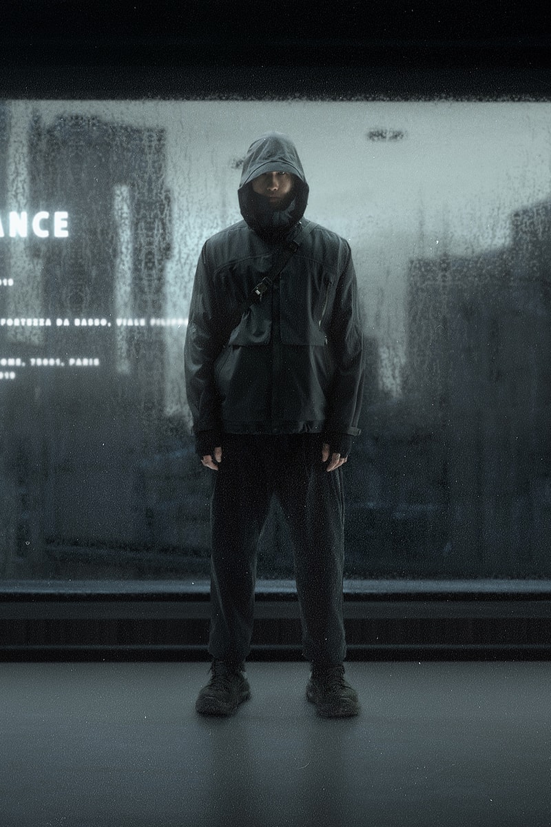 NILMANCE Fall/Winter 2019 Collection Lookbook techwear streetwear dyneema 3 layer 3L SCHOELLER® technical sportswear apparel function military future dystopian 