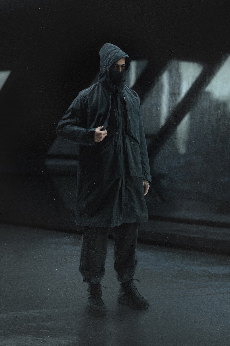 NILMANCE Fall/Winter 2019 Collection Lookbook techwear streetwear dyneema 3 layer 3L SCHOELLER® technical sportswear apparel function military future dystopian 