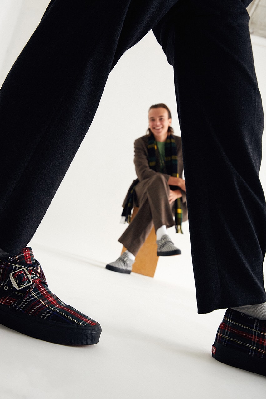 NOAH x Vans Fall/Winter 2019 Sneaker Collaboration style 47 fw19 drop release date info september 12 buy pattern tartan plaid gingham check dogstooth checkerboard