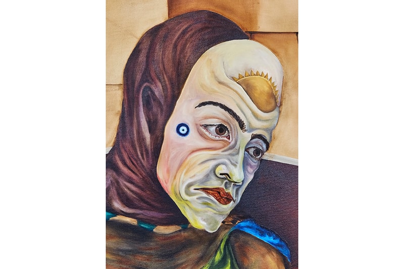 Nour El Saleh Surreal Exquisite Farces Exhibition VO Curations London Art Gallery Painting Lebanese Painter