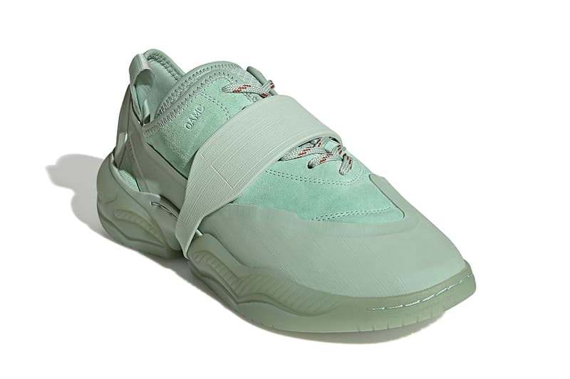 OAMC adidas originals type o-1s o-1l sneaker release information off white flesh pink medicine green union exclusive buy cop purchase release information