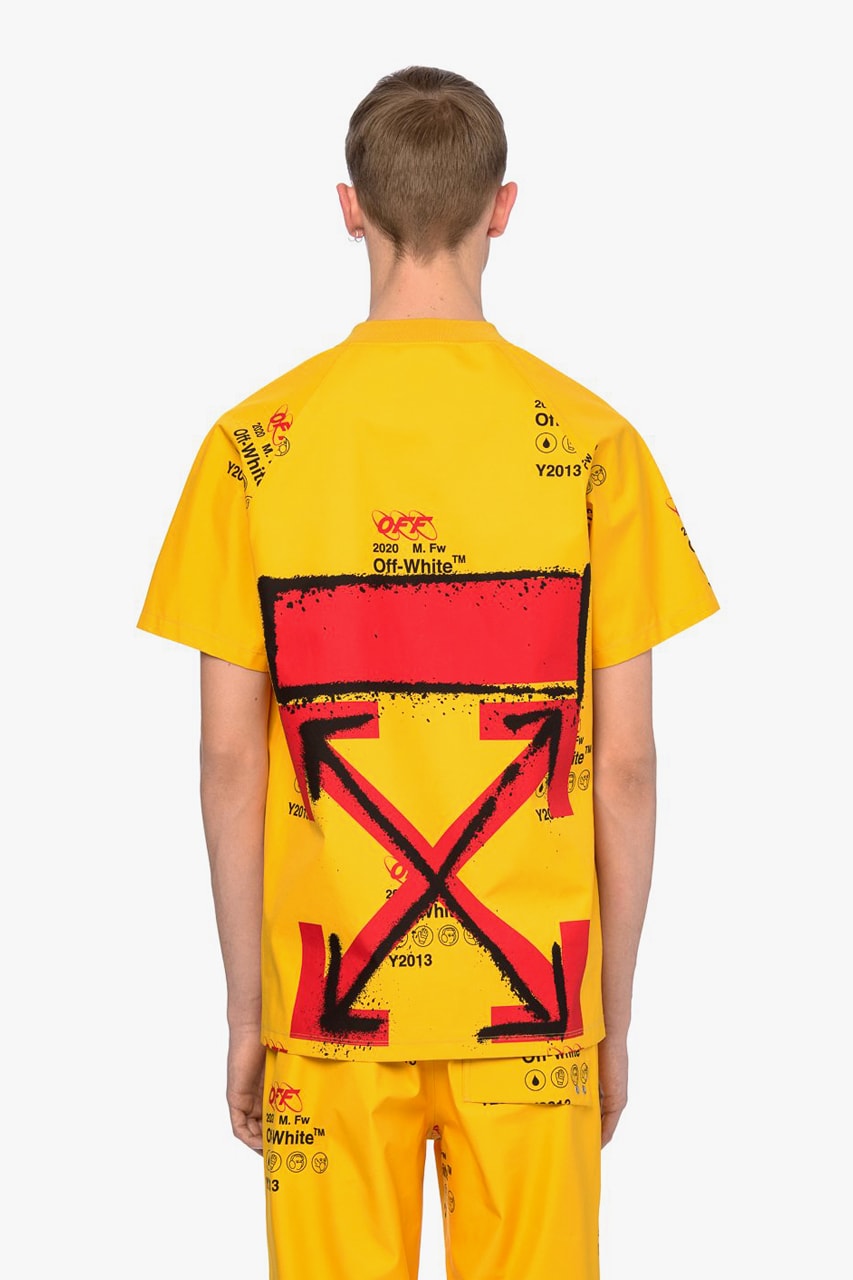 Off-White™ GORE-TEX Shirt Pants Yellow Public Television OFF Red Black Graffiti Fall/Winter 2019