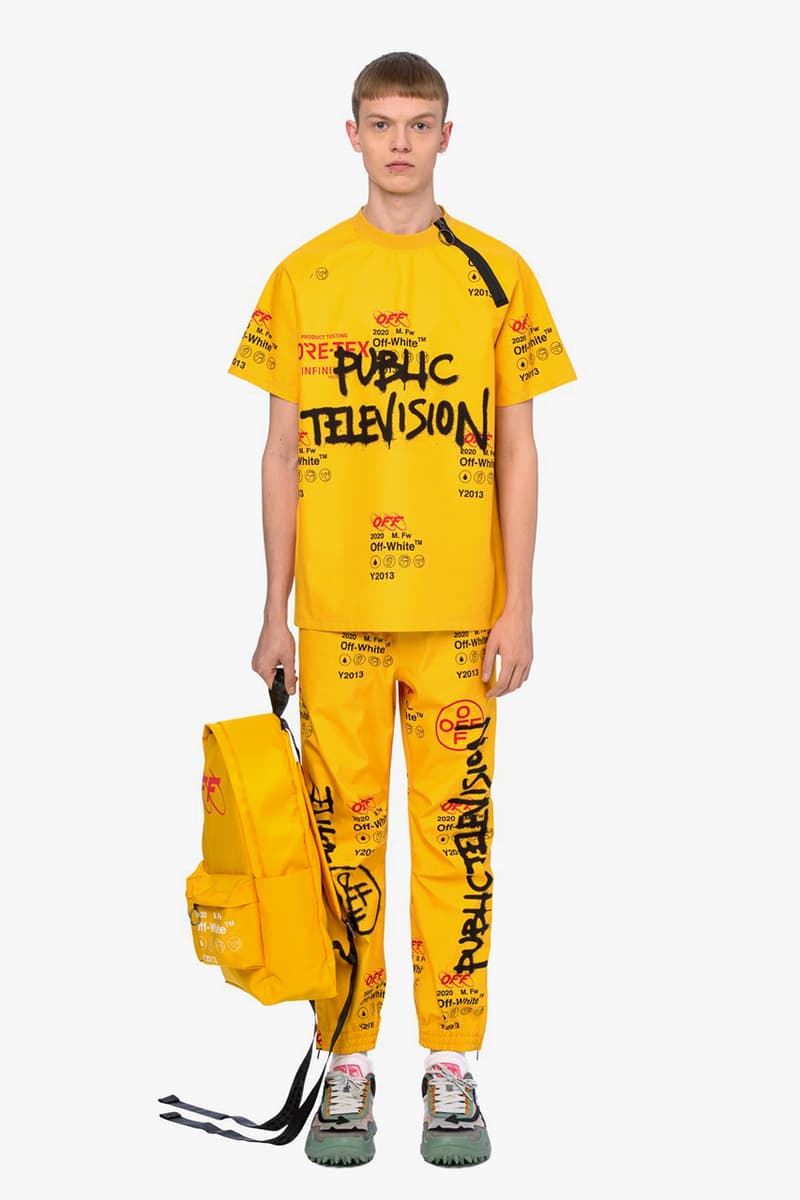 Off White Gore Tex Public Television Tee Pants Hypebeast