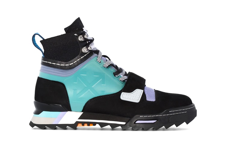 Off-White™ Releases Color-Blocked Hiking Sneakers With Playful Branding