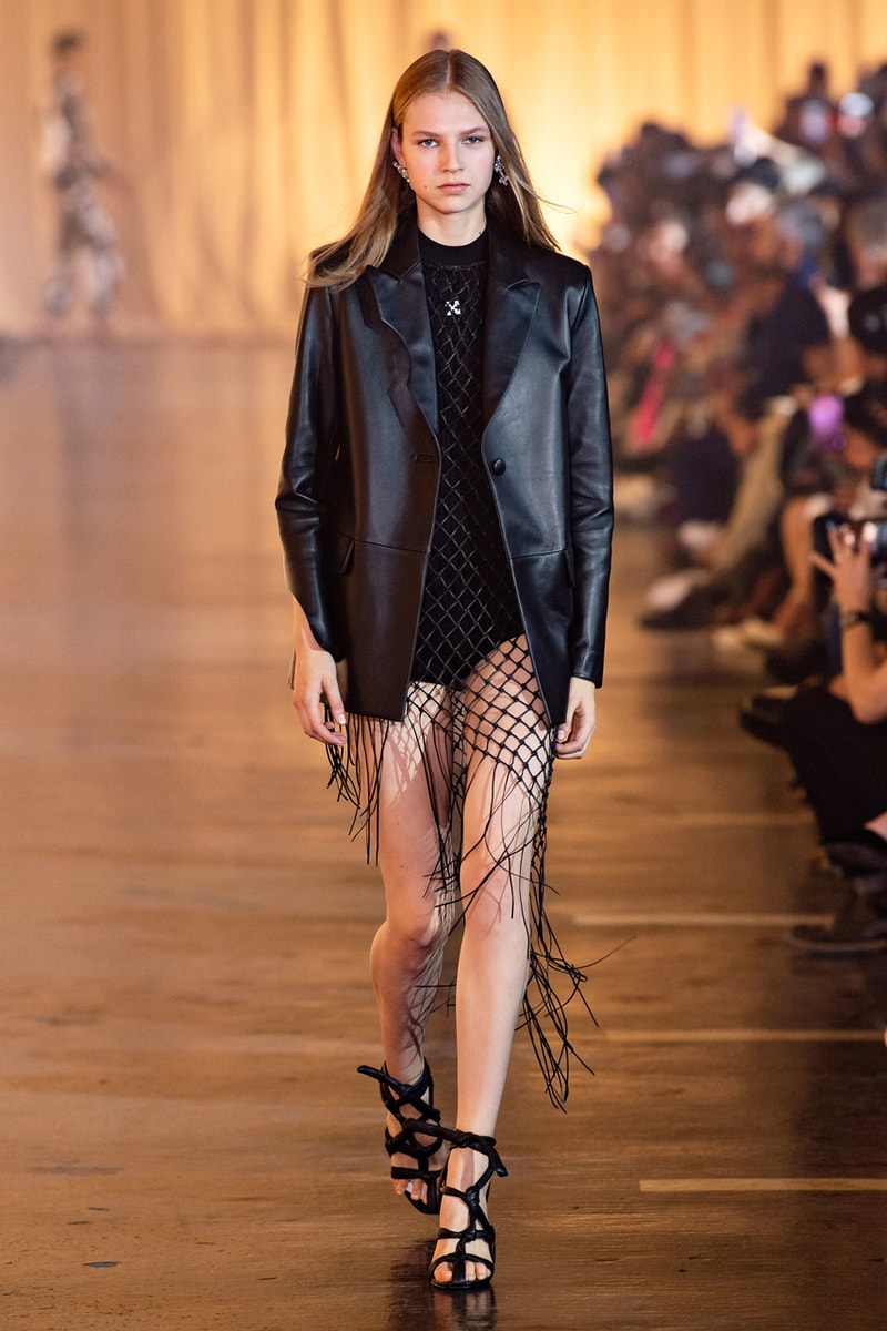 Off-White™ Spring/Summer 2020 Runway Show Recap paris fashion week ss20 peggy gou tyga halsey Zack Bia sita abellan Caroline Vreeland Olivia culpo meteor shower