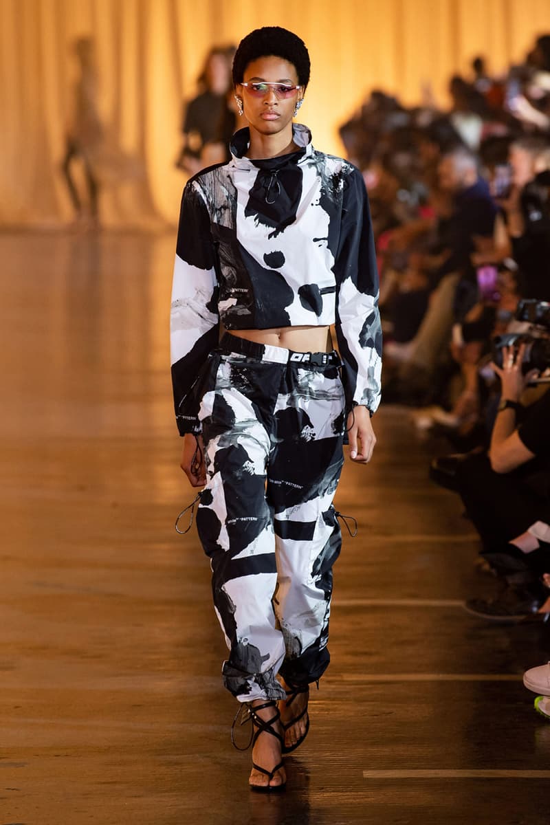 Off-White™ Spring/Summer 2020 Runway Show Recap paris fashion week ss20 peggy gou tyga halsey Zack Bia sita abellan Caroline Vreeland Olivia culpo meteor shower