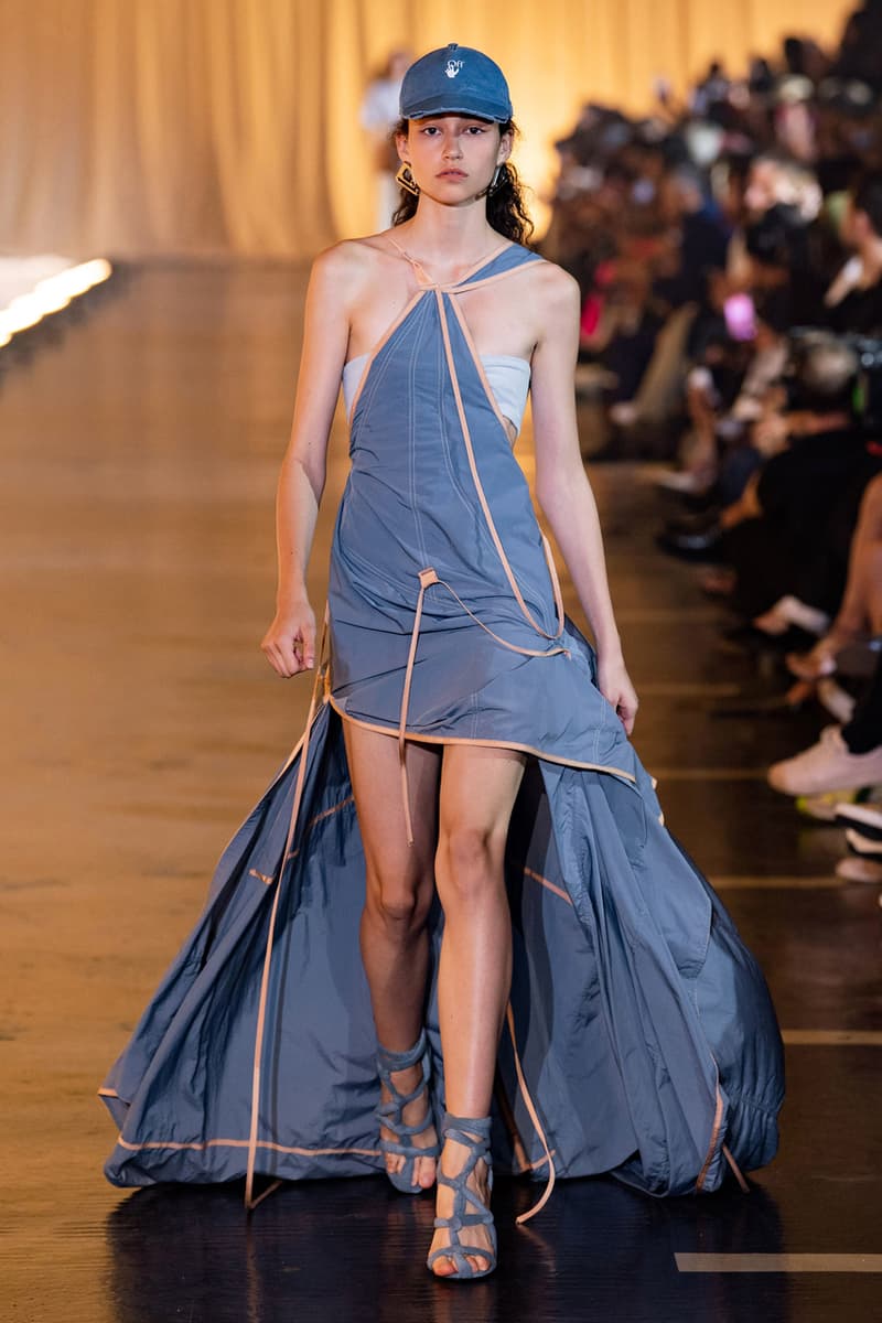 Off-White™ Spring/Summer 2020 Runway Show Recap paris fashion week ss20 peggy gou tyga halsey Zack Bia sita abellan Caroline Vreeland Olivia culpo meteor shower
