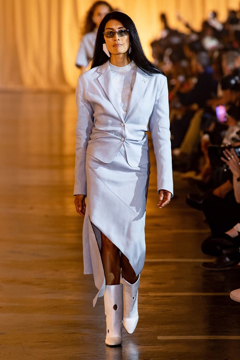 Off-White™ Spring/Summer 2020 Runway Show Recap paris fashion week ss20 peggy gou tyga halsey Zack Bia sita abellan Caroline Vreeland Olivia culpo meteor shower
