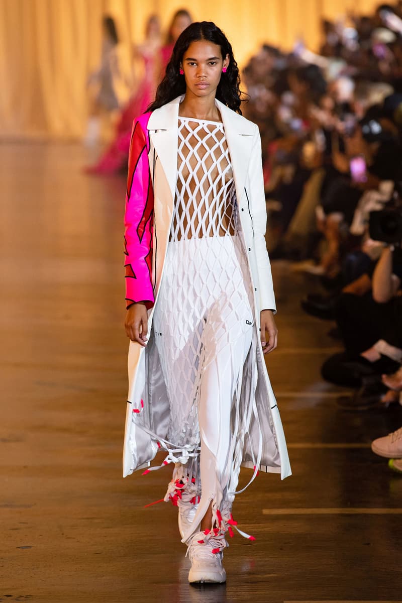 Off-White™ Spring/Summer 2020 Runway Show Recap paris fashion week ss20 peggy gou tyga halsey Zack Bia sita abellan Caroline Vreeland Olivia culpo meteor shower