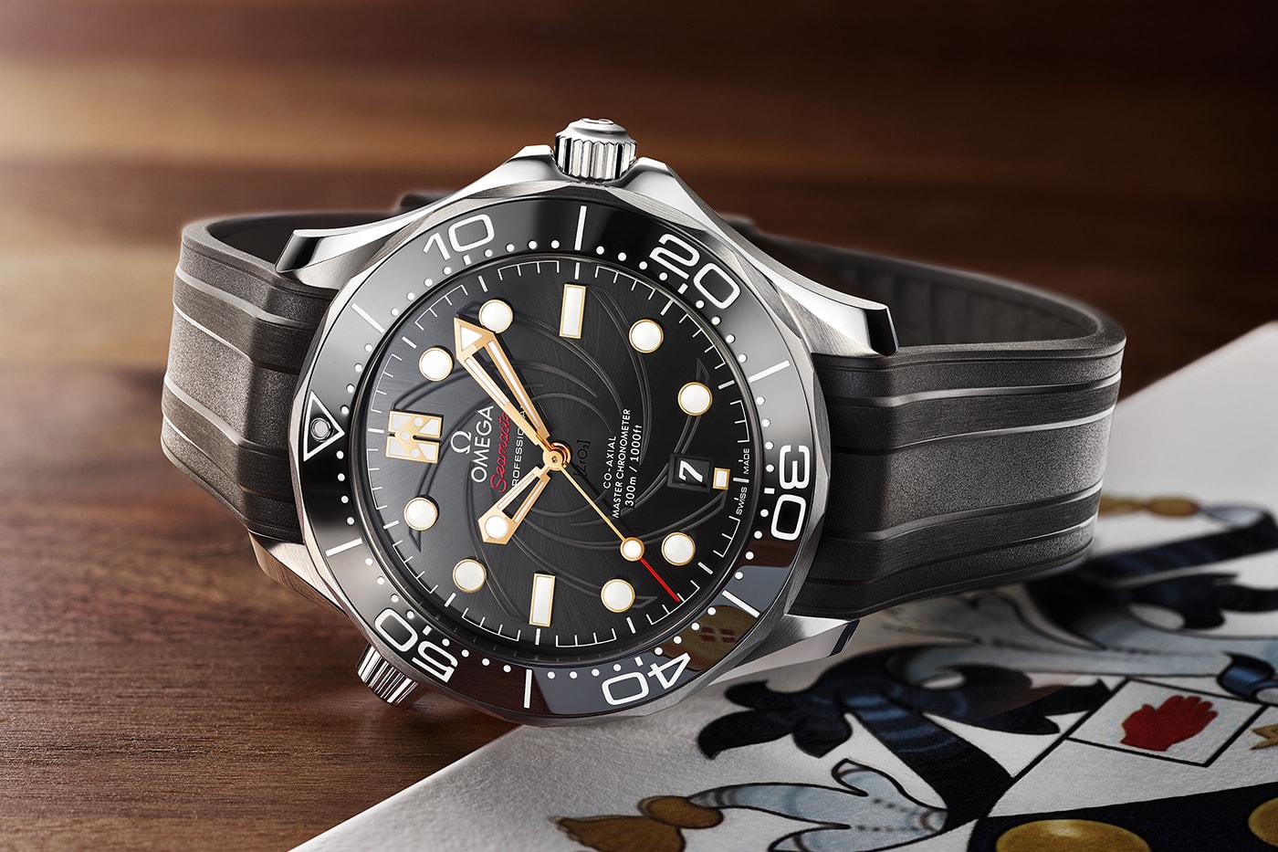 OMEGA Seamaster Diver 300M James Bond Tribute On Her Majesty’s Secret Service 50th anniversary celebration british spy watches accessories timepiece