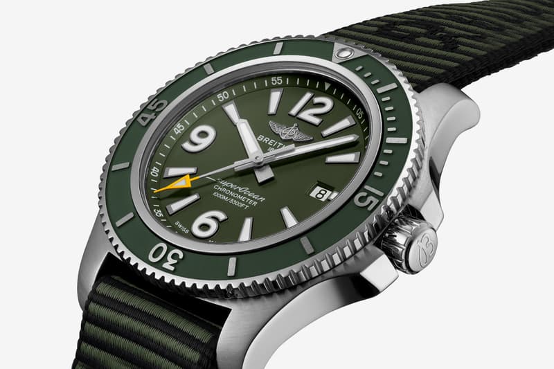 Breitling Superocean Automatic 44 Outerknown Release swiss watches luxury eco friendly sustainability NATO strap