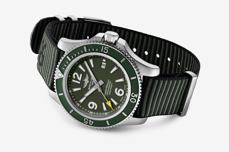 Breitling Superocean Automatic 44 Outerknown Release swiss watches luxury eco friendly sustainability NATO strap 