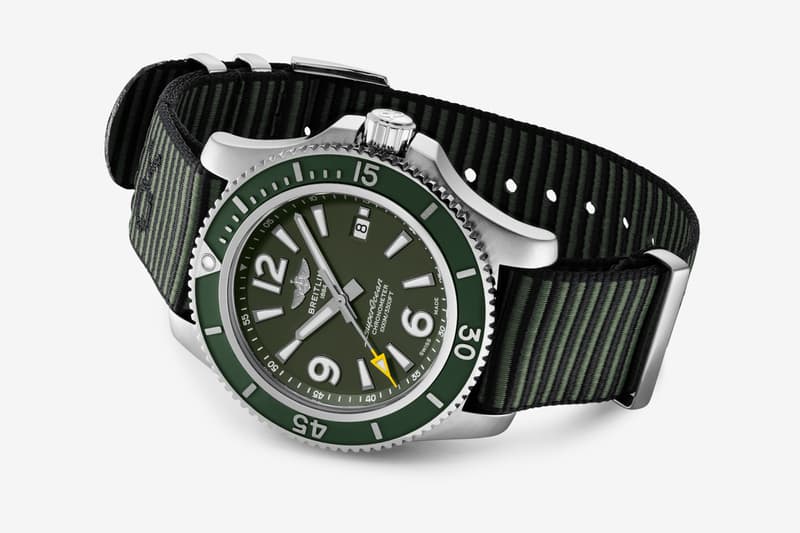 Breitling Superocean Automatic 44 Outerknown Release swiss watches luxury eco friendly sustainability NATO strap