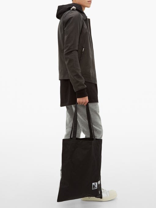 rick owens canvas tote bag