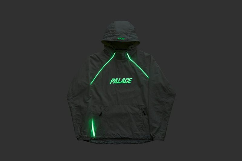 Palace Fall Winter 2019 Week Four 4 FW19 Collection Seasonal Drops Skateboards Skateboarding Glow in the Dark Jackets T-Shirts Caps Jumpers Sweatshirts Track Pants Solomon Collaboration 