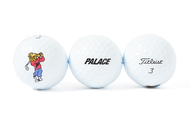 Palace Winter 2019 Accessories & Hardware First Look Socks Driving Shoe Tote Bag Washbag Neck Card Holder Palace Belt Pharaoh Necklace P-Stealth Umbrella Titleist Pro V1 Golf Balls Tri-Ferg Weed Bull Ashtrays Bangle pin Ping Keyring Sticker Pack Skateboards