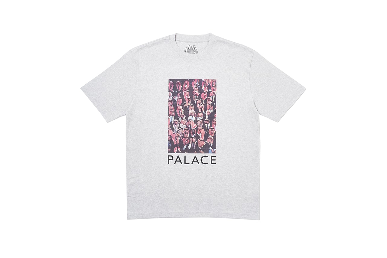 Palace Winter 2019 Tees First Look London Streetwear Skatewear Skating T-Shirts Stripes American Football Jersey Faded Dip Dye Esty DPM Camouflage Graphic Heavy pieces 
