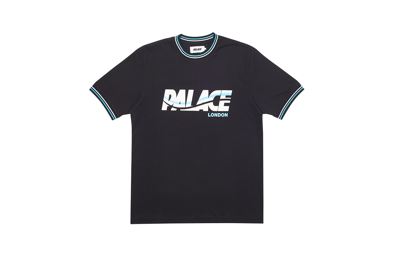 Palace Winter 2019 Tees First Look London Streetwear Skatewear Skating T-Shirts Stripes American Football Jersey Faded Dip Dye Esty DPM Camouflage Graphic Heavy pieces 