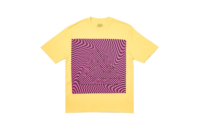 Palace Winter 2019 Tees First Look London Streetwear Skatewear Skating T-Shirts Stripes American Football Jersey Faded Dip Dye Esty DPM Camouflage Graphic Heavy pieces 
