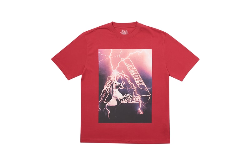 Palace Winter 2019 Tees First Look London Streetwear Skatewear Skating T-Shirts Stripes American Football Jersey Faded Dip Dye Esty DPM Camouflage Graphic Heavy pieces 