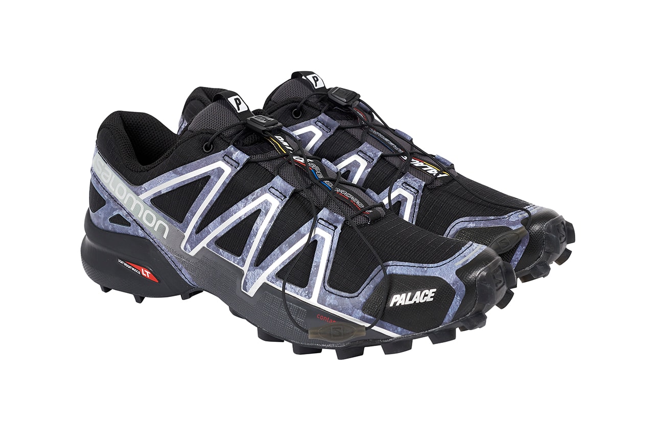 palace skateboards salomon speedcross 4 release details buy cop purchase sneaker trainer black white trail running performance order details campaign video