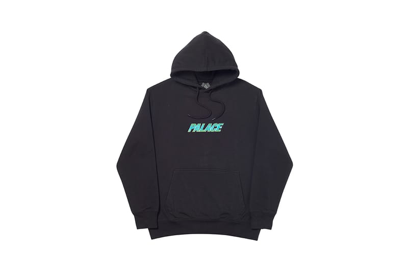 palace quarter zip hoodie