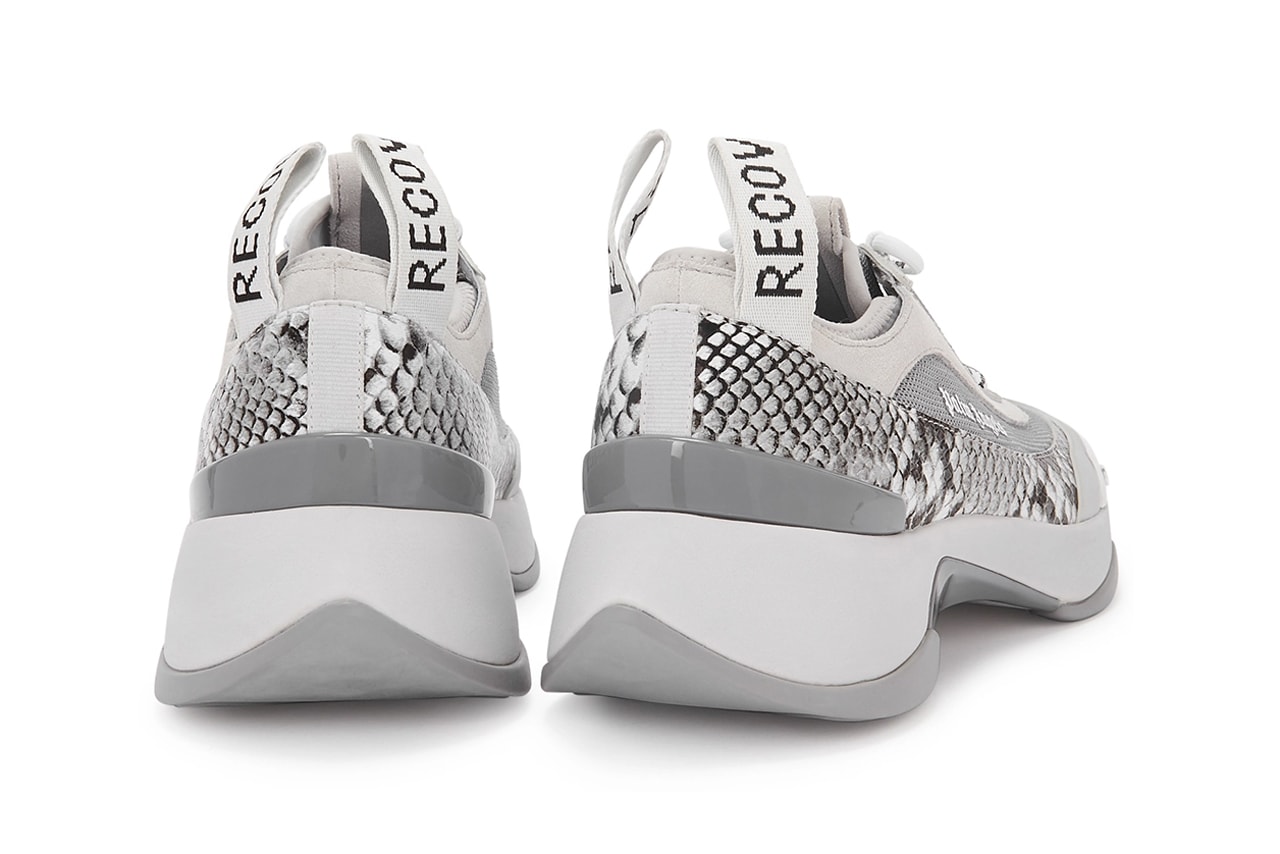 palm angels recovery panelled paneled leather snake print sneakers release date fall 2019 neoprene mesh reflective trim silver tone metal 