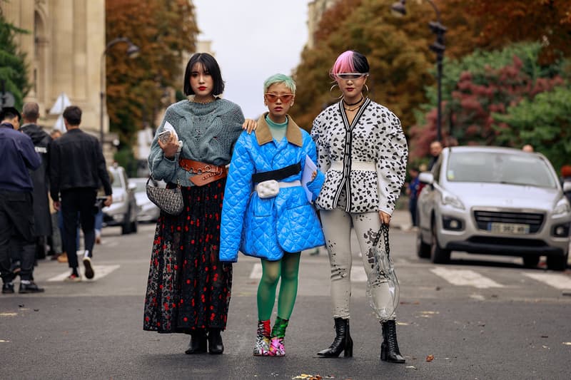 Paris Fashion Week 2019 SS20 Spring Summer 2020 Street Style Snaps Shots Collection Imagery Footwear Accessories Kiko Kostadinov x ASICS Louis Vuitton Off-White ™ Dior Prada adidas Chloe Balenciaga Triple S Loafers Acne Studios