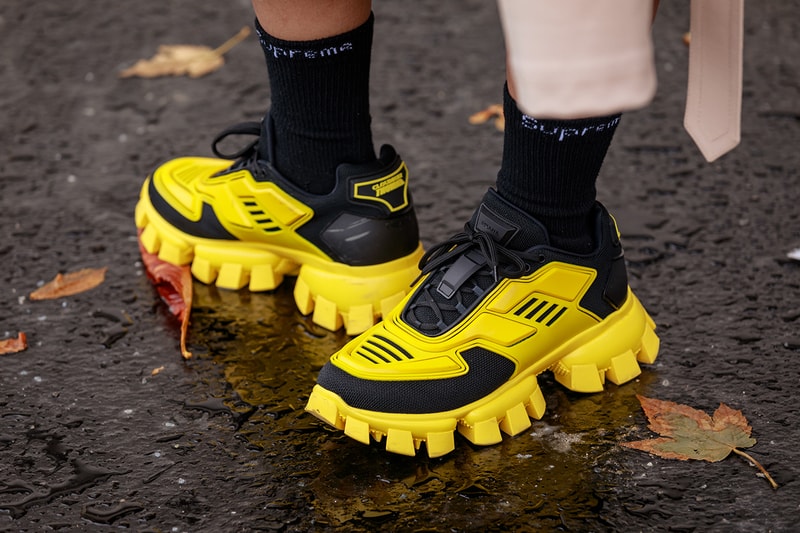 Paris Fashion Week 2019 SS20 Spring Summer 2020 Street Style Snaps Shots Collection Imagery Footwear Accessories Kiko Kostadinov x ASICS Louis Vuitton Off-White ™ Dior Prada adidas Chloe Balenciaga Triple S Loafers Acne Studios