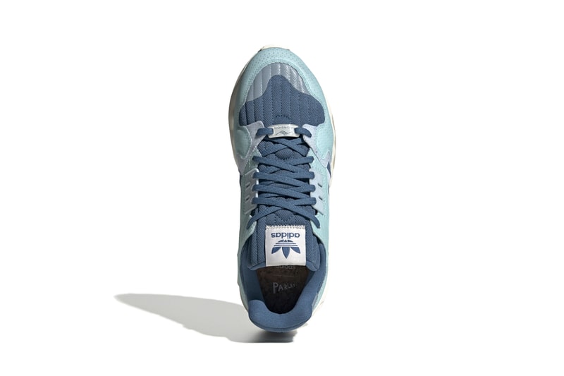Parley x adidas Originals ZX Torsion BOOST Sneaker Release Information Sustainability Recycled Waste Material Yarn "Off-White/Hi-Res Aqua/Semi Solar Green" "Cloud White" "Linen Green" Footwear Three Stripes 