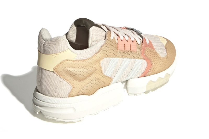 Parley x adidas Originals ZX Torsion BOOST Sneaker Release Information Sustainability Recycled Waste Material Yarn "Off-White/Hi-Res Aqua/Semi Solar Green" "Cloud White" "Linen Green" Footwear Three Stripes 