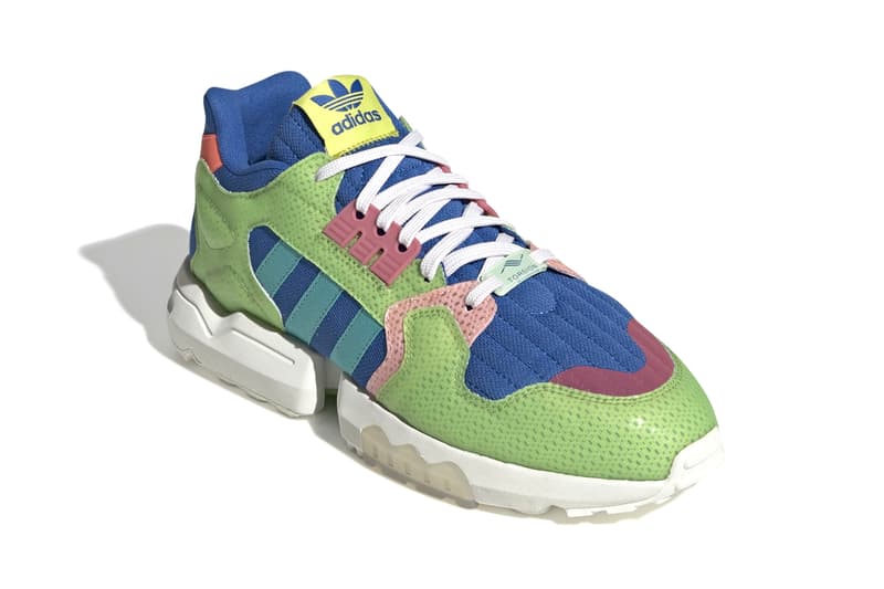 adidas gazelle silver green womens Adidas ZX Torsion Bright Cyan Linen Green Blue EE4787 – Sneaker Junkies main image 1
