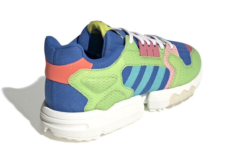 Parley x adidas Originals ZX Torsion BOOST Sneaker Release Information Sustainability Recycled Waste Material Yarn "Off-White/Hi-Res Aqua/Semi Solar Green" "Cloud White" "Linen Green" Footwear Three Stripes 