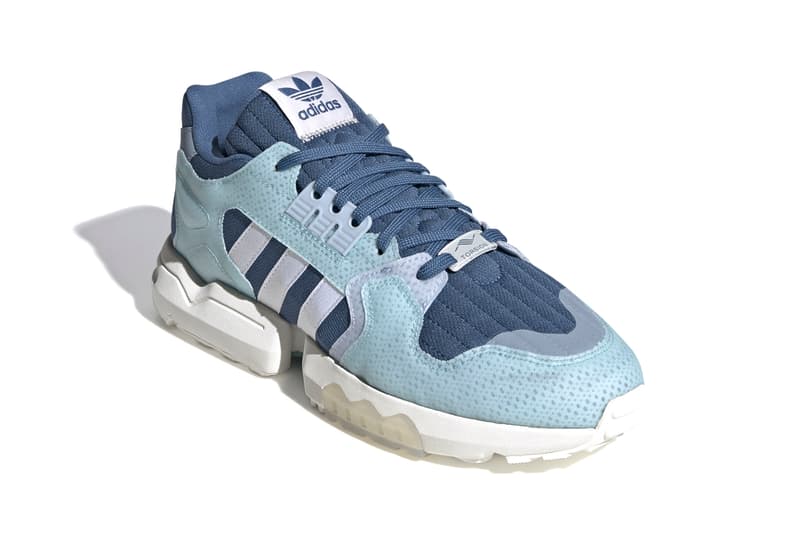 Parley x adidas Originals ZX Torsion BOOST Sneaker Release Information Sustainability Recycled Waste Material Yarn "Off-White/Hi-Res Aqua/Semi Solar Green" "Cloud White" "Linen Green" Footwear Three Stripes