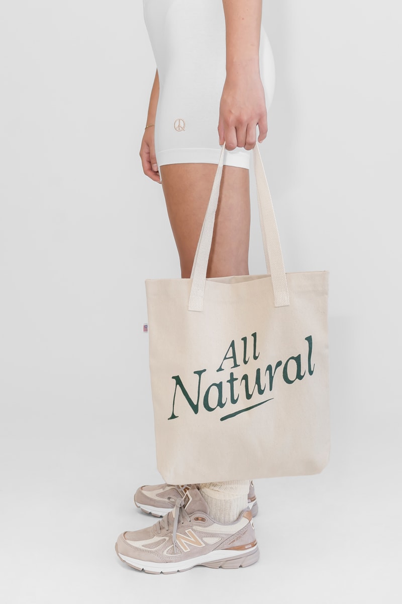 Peace & Quiet Fall Capsule Collection Crewneck Sweatpants T-shirts Long sleeves Shorts Pants Tote Bags Natural Green White