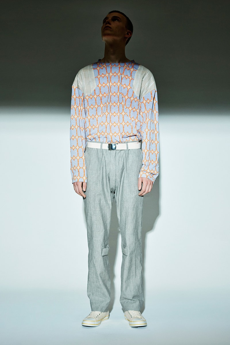 Phingerin Spring/Summer 2020 Lookbook Collection Japan streetwear fashion workwear americana vintage retro stylings bold patterns check print bondage trousers