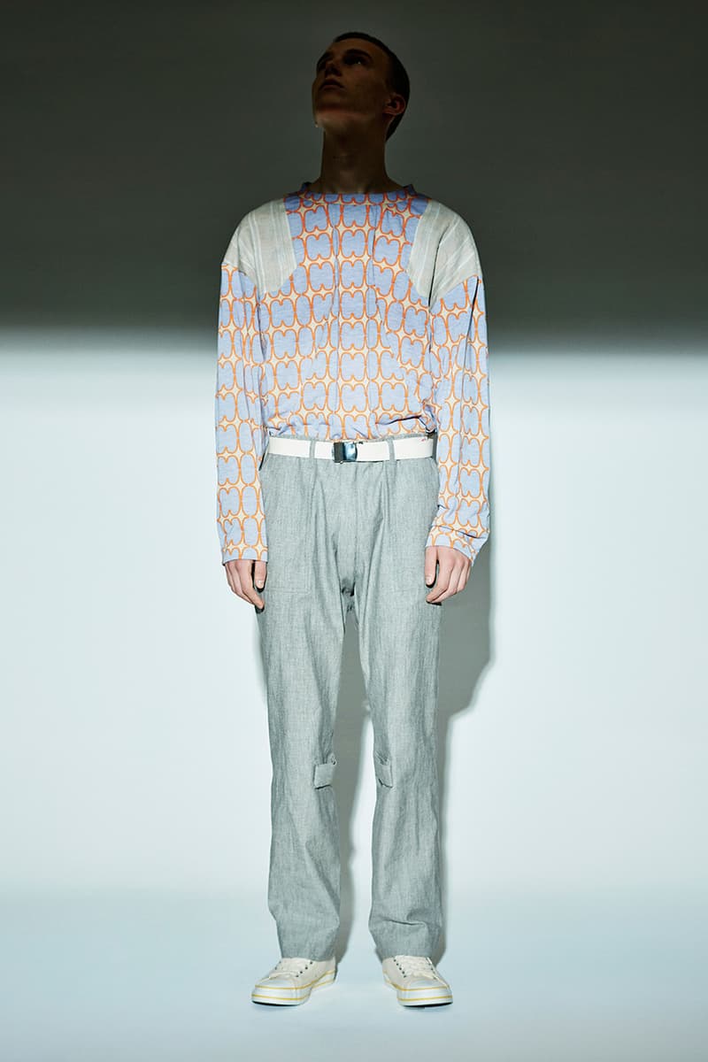Phingerin Spring/Summer 2020 Lookbook Collection Japan streetwear fashion workwear americana vintage retro stylings bold patterns check print bondage trousers